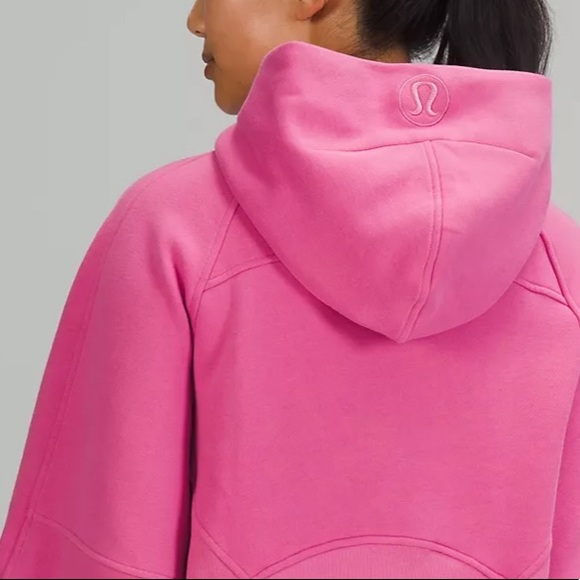 Lululemon PINK BLOSSOM M/L Scuba Oversized Half-Zip Hoodie - Picture 1 of 7